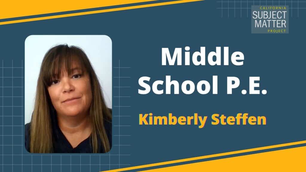 "Kimberly Steffen shares best practices and tips for anyone wishing to teach Middle School P.E. (This is the third video of the four-part Physical Education video collection.) "