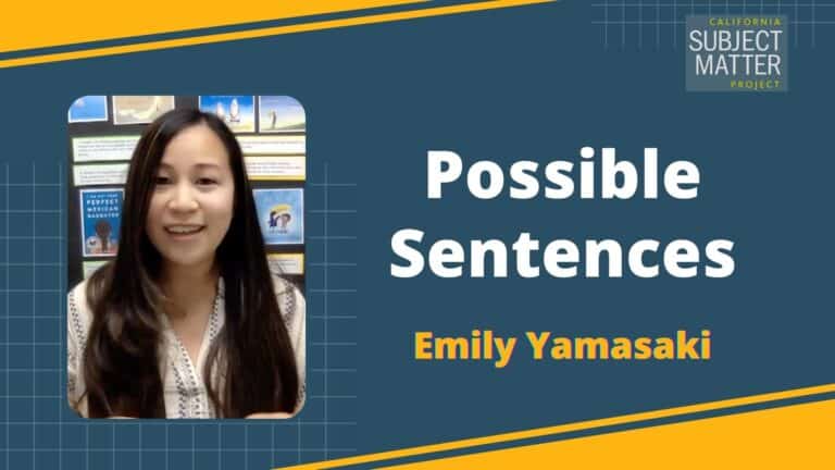 Emily Yamasaki Possible Sentences