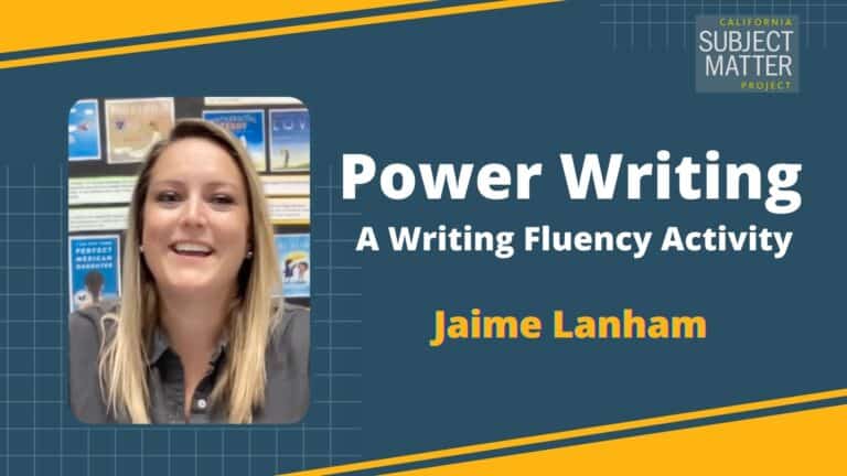 "Power Writing" a writing fluency activity that is quick, easy, and requires no prior preparation. It engages students in a meaningful writing activity and is best used in kindergarten through third grade.